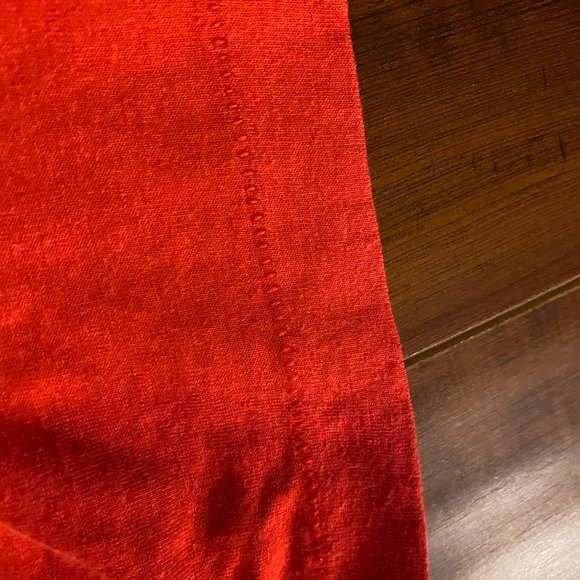 Vintage 80s Golf Golfing Red & Gold Tee Shirt Single Stitch Made in USA sz Large - Picture 3 of 4